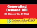 How to generate demand bill for all classes