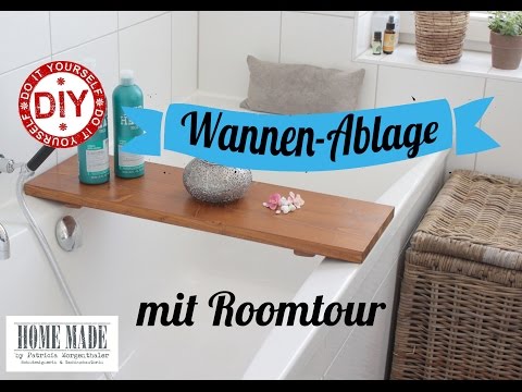 How To I Badenwannenablage incl. Roomtour Badezimmer I Deko Inspirationen Selbstgemacht