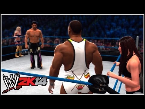 WWE 2K14 DLC 2 - Mixed Tag Team Match: Fandango & Summer Rae vs Big E Langston & Brie Bella
