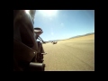 Motor naait eruit in de woestijn Motor naait eruit in de woestijn