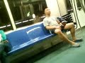 Man at MRT cabin singing loudly