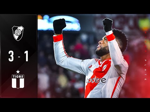 River 3 - Tigre 1 | HAT-TRICK DE BORJA  [RESUMEN COMPLETO]