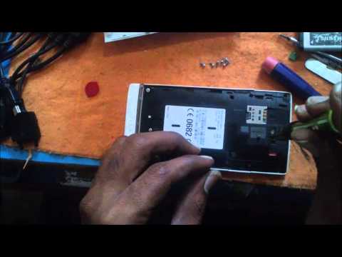 how to remove battery from sony xperia c