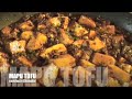 Cooking Mapu Tofu - mapo doufu