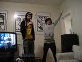 chugging beers