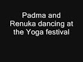 Dr Padma and Renuka dancing