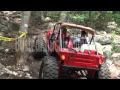 Big Red Jeep at Crusher Ridge rockcrawler park