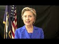 Senator Hillary Rodham Clinton shares what she's telling voters as she campaigns for Obama-Biden