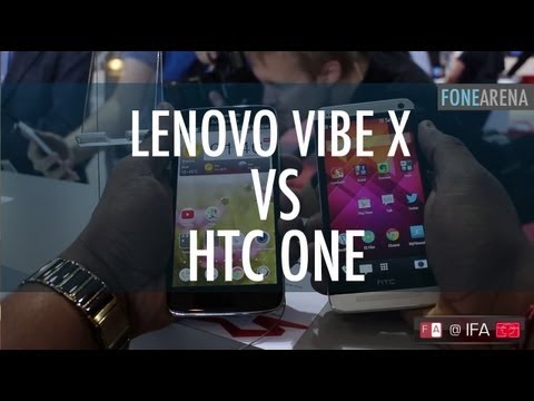 Lenovo Vibe X Vs HTC One Hands On