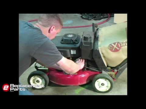 how to drain the oil from a lawn mower