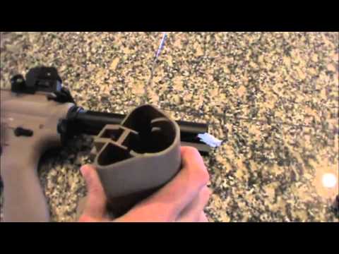 how to put battery in g&p crane stock