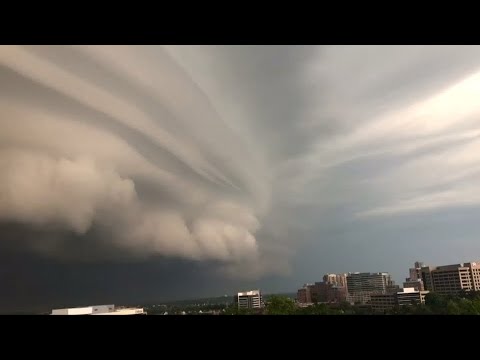 Kuriose Wolkenformation über Washington:
