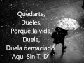 Tiziano Ferro Tardes Negras Letras - YouTube