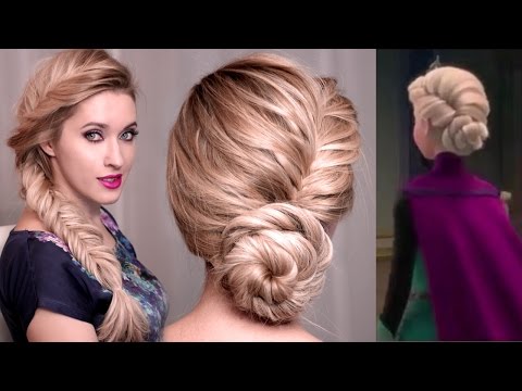 how to easy updos for long straight hair