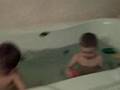 Bath time with Damean