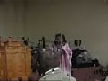 The love of God sung by Careta Grant during service