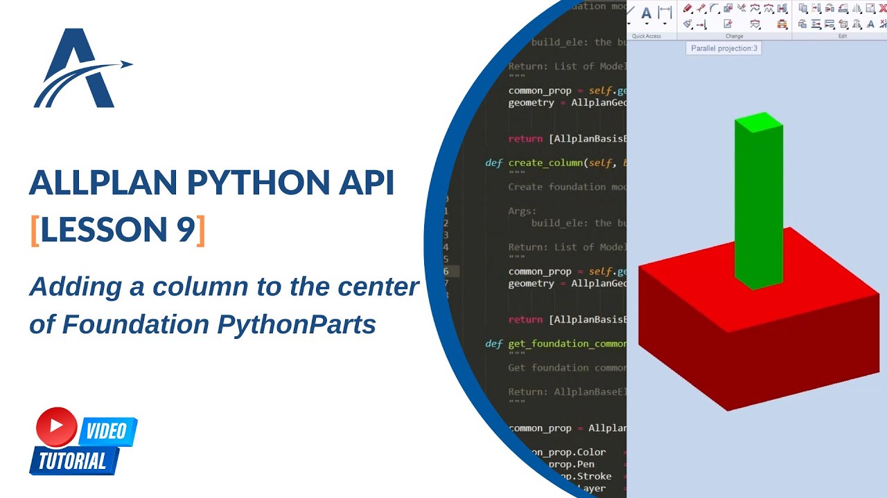 [Lesson 9] Adding a column to the center of Single Foundation PythonParts