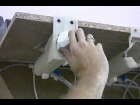 how to drain refrigerator water line
