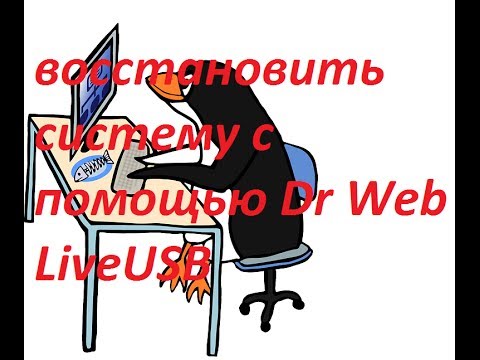 how to use dr web live usb