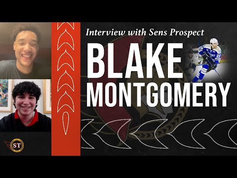 Ottawa Senators Prospect Blake Montgomery Joins The Show!