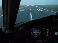KLM Boeing 777 Landing From Cockpit