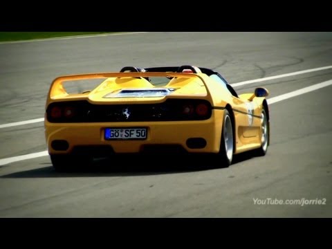 ferrari f50 amarillo