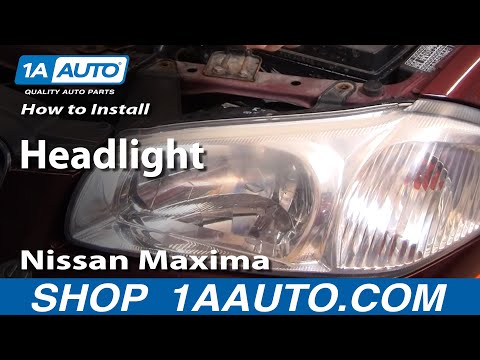 How To Install Replace Headlight Nissan Maxima 00-01 1AAuto.com