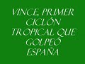 Huracán VINCE  - Categoría 1 - (2005)
