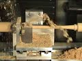 CNC LATHE TURNING A BASEBALL BAT