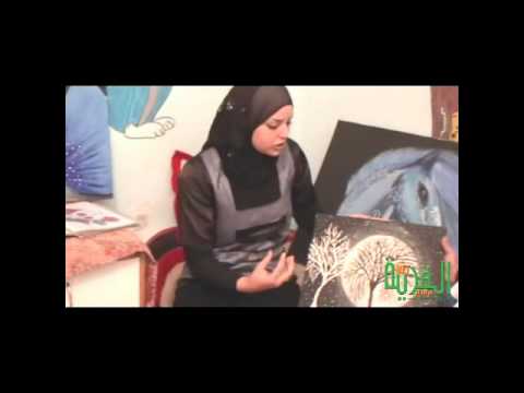 الرسامة سمية عيسى كفر قاسم