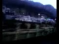 Resti del treno cantiere incidentato a Valmadrera