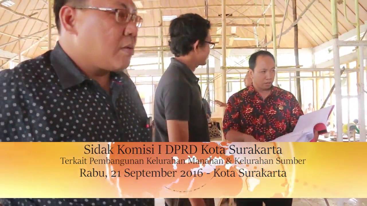 Sidak Komisi I DPRD Kota Surakarta