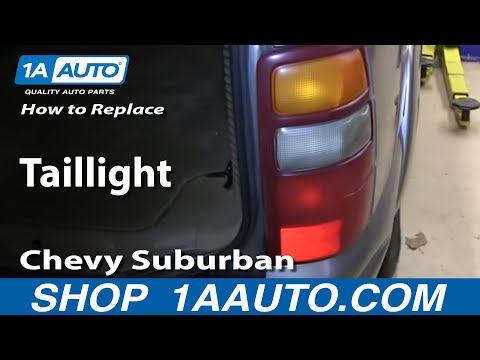 How To Install Fix Replace Broken Taillight 2000-06 Chevy Suburban and Tahoe