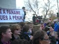 Olympic flame torch in Paris - Trocadero Part 4
