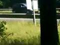 politie plaatst een flitser