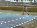 Ponto feito em apenas duas jogadas.