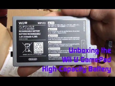 how to remove wii u gamepad battery