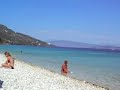 Barbati beach on Corfu island Barbati beach on Corfu island