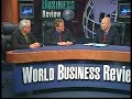 randy ray and jerry lang discuss the mpg cap with norman schwarzkopf of world business review.