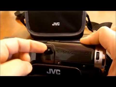 how to turn on a jvc video camera