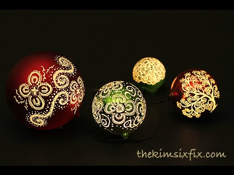 how to repair glass ornament