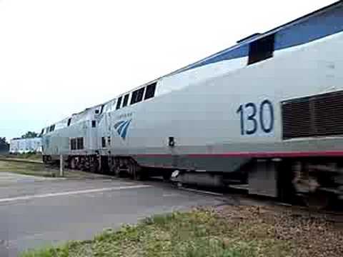 Amtrak Empire Builder #7 at Tower CK 8-4-08