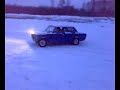 Lada 1200L & Volvo 360 on ice