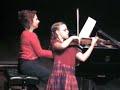 Milica ZULUS, violinist: Kreisler: Praeludium and Allegro in the style of Pugnani