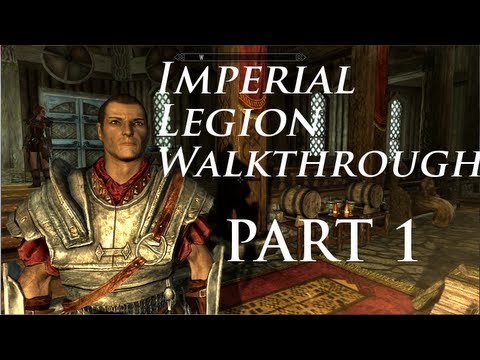 how to join the imperial legion in skyrim