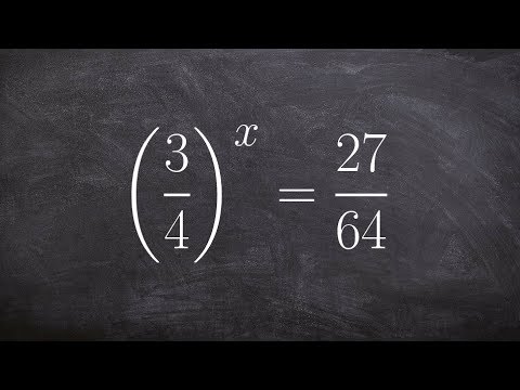 how to isolate exponent