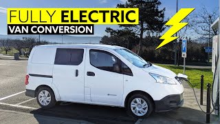 FULLY ELECTRIC VAN CONVERSION ⚡ Can stay off-grid for 30 days // INNOVATIVE & FUTURISTIC CAMPERVAN by Nate Murphy