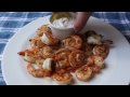 Grilled Shrimp with Lemon Aioli Recipe - Grilled Shrimp Recipe with Cured Lemon Aioli