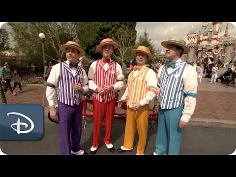 How to Ride a Bicycle Built for Four with the Dapper Dans of Disneyland | Disney Parks