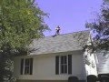 Stupid kid rides bike off roof